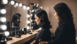 Make-up a šatník k čiernym vlasom