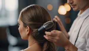 Techniky úpravy vlasov - Teplovzdušná kefa na vlasy
