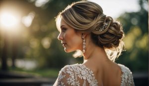 Vplyv svadobných šiat na výber účesu - Účesy na svadbu polodlhé vlasy
