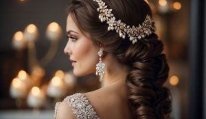 Doplnky a Šperky do Vlasov - Účes na svadbu dlhé vlasy