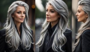Farbenie a melírovanie šedivých vlasov - Šedivé vlasy trendy