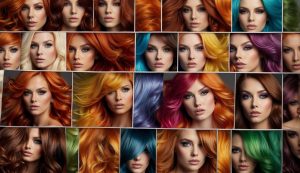 Farebné techniky a štýly - Farby na vlasy odtiene