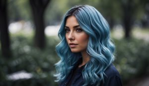 Ochrana modrých vlasov pred vonkajšími vplyvmi