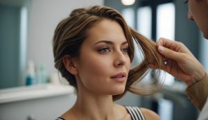 Rutina aplikácie Peeling na vlasy