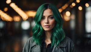 Zelená farba na vlasy
