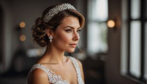 Inšpirácie a trendy v svadobných účesoch - Svadobný účes krátke vlasy